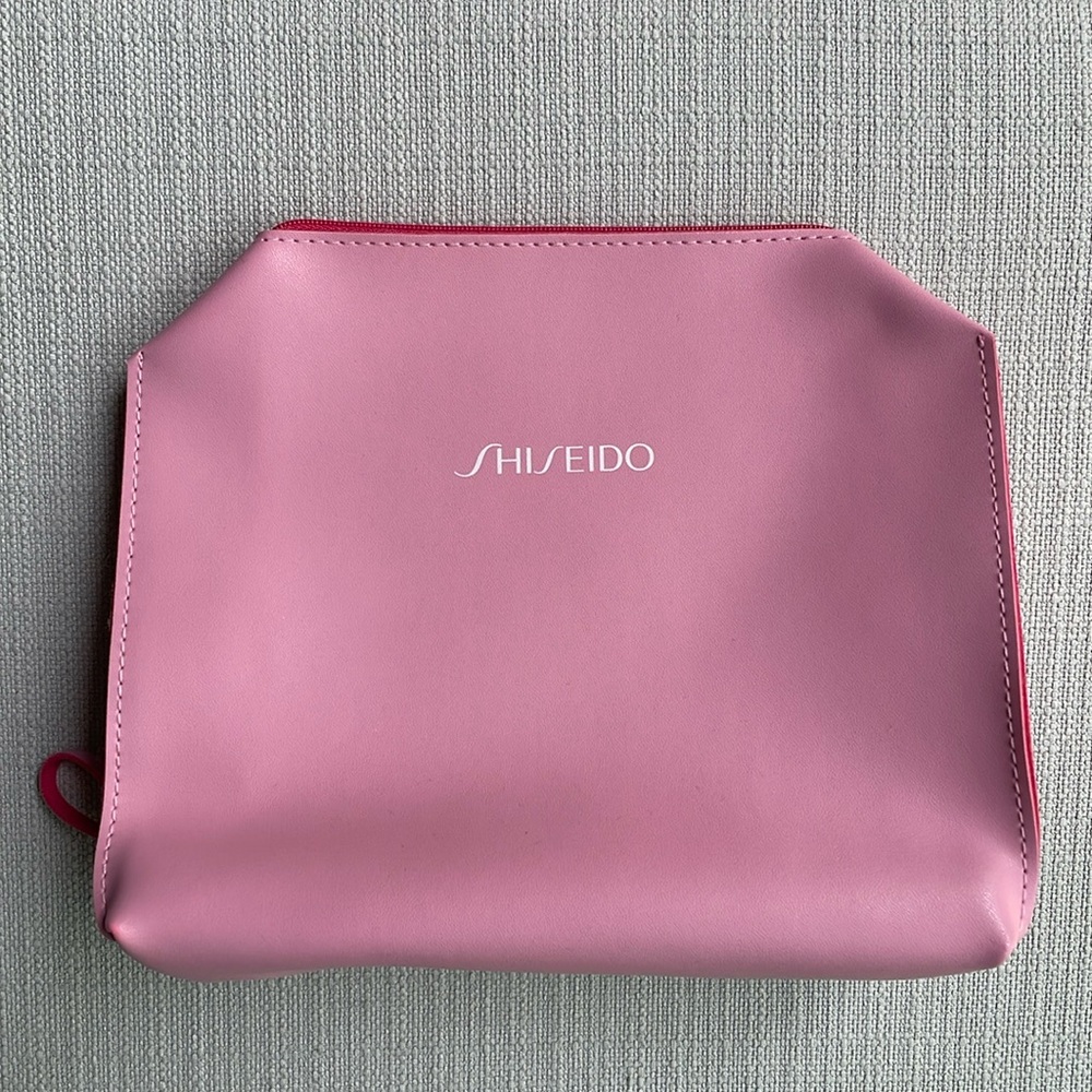 Shiseido pink cosmetics bag - Picture 3 of 13